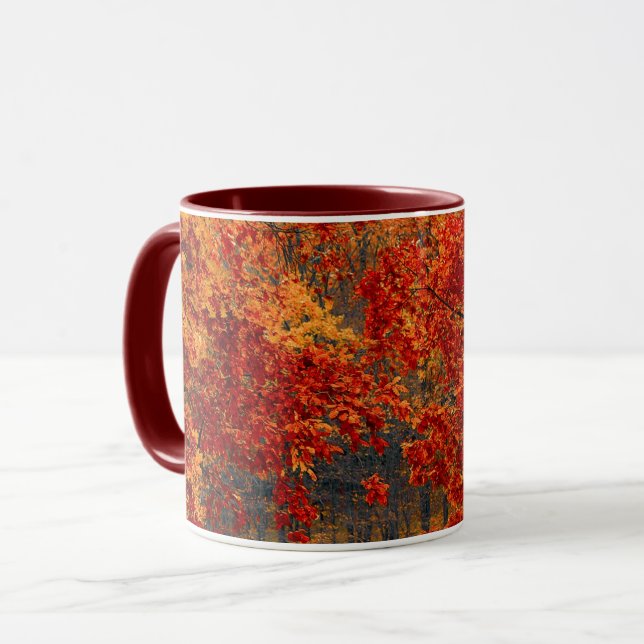 Mug Couleurs saisonnières de l'automne (Devant gauche)