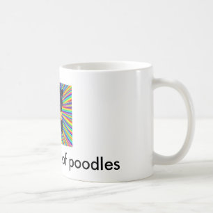 Mug couleurs unies des caniches