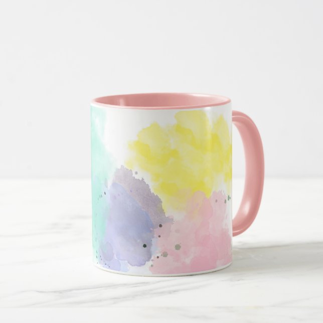 Mug Couleurs vives avec une touche douce (Devant droit)
