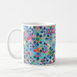 Mug Couleurs vives époustouflantes Motif géométrique