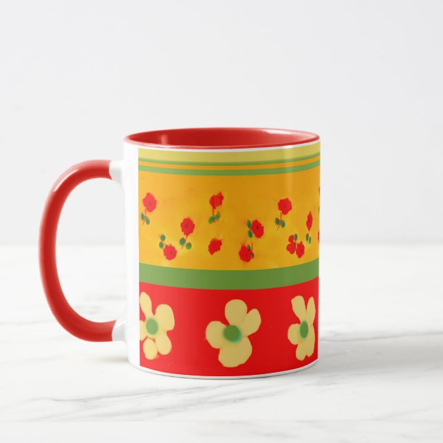 Mug Couleurs vives et audacieuses de style mexicain (Gauche)