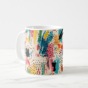 Mug Couleurs vives Motif Abstrait