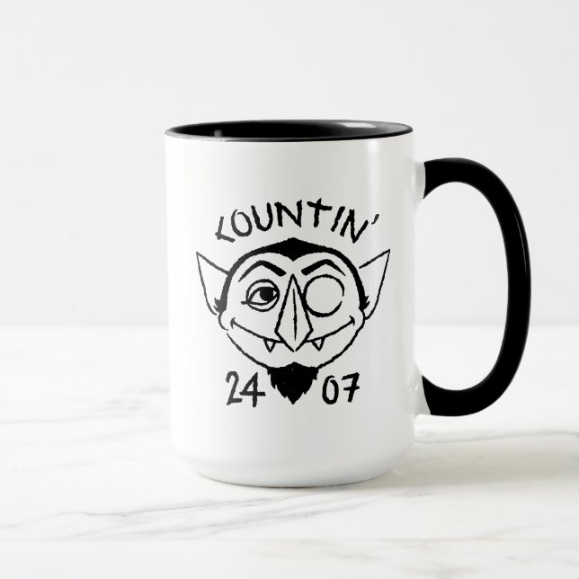 Mug Count von Count Patinage Logo - Countin' 24/7 (Droite)