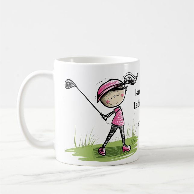 Mug Country Club Ladies Golf League Personnalisé (Gauche)