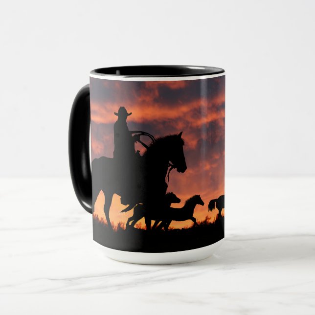 Mug Country Western Cowboy Roundup (Devant gauche)