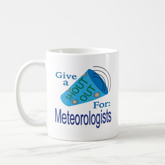 Mug Coup de chapeau aux météorologues (Gauche)