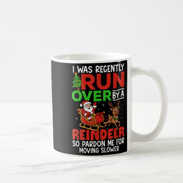 Mug Coup De Noël Récemment Renversé Par Un Rinder (Droite)