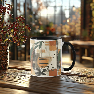 Mug Coup de Pinceau Rustique - Abstrait Terreux Person