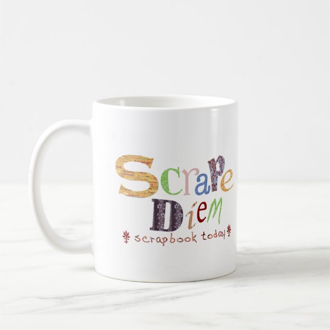 Mug Coup de racloir Diem (Scrapbooking) (Gauche)