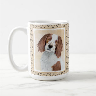 Mug Coup d'oeil irlandais rouge et blanc - Art origina