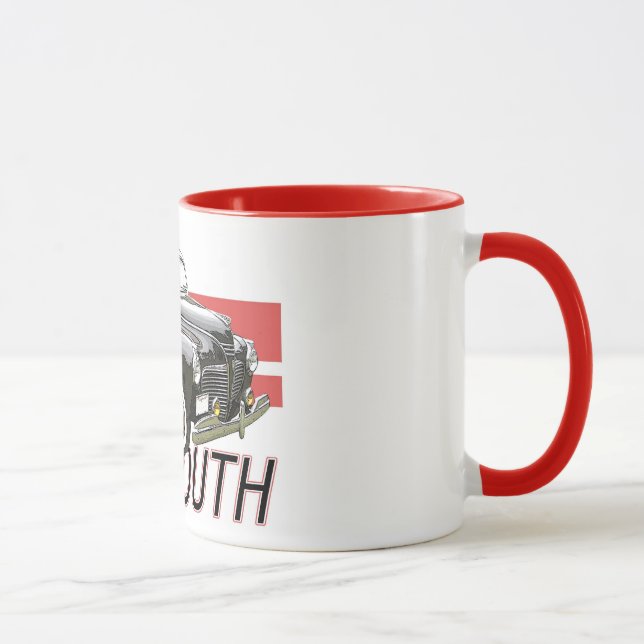 Mug Coupé 1941 de Plymouth avec le graphique et le (Droite)