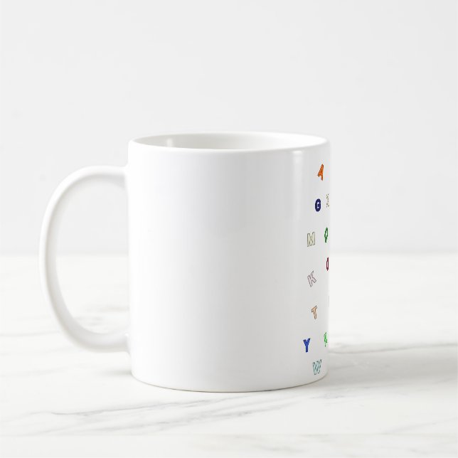 Mug Coupe Alphabet (Gauche)