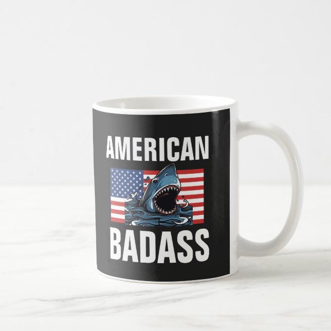 MUG COUPE AMÉRICAINE DE CAFÉ PATRIOT BADASS (Droite)