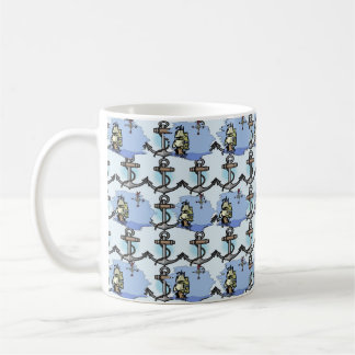 Mug Coupe Ancre et navire de voile