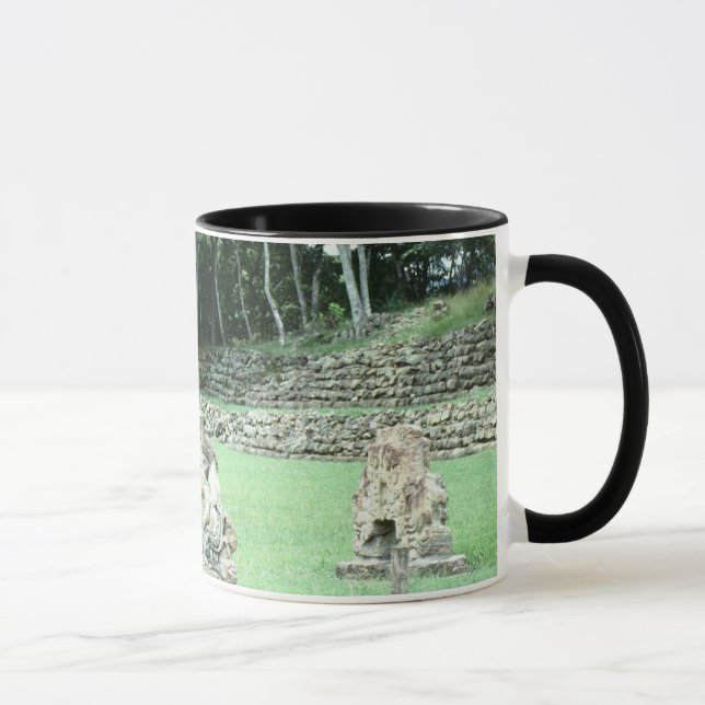 Mug Coupe archéologique des ruines maya de Copan (Droite)