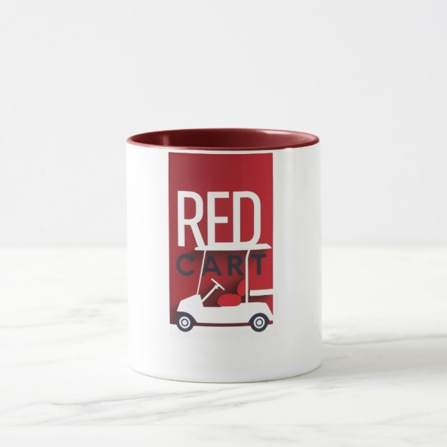 Mug Coupe au café élégant pour les amateurs de golf (Centre)