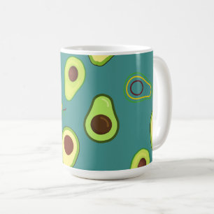 Mug Coupe Avocado été Vert dégradé Motif