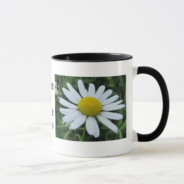 Mug Coupe blanc chrysanthème (Droite)