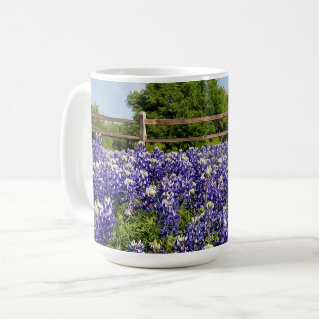 Mug Coupe Bluebonnets de football par pays (Devant gauche)