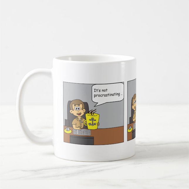 Mug Coupe Cartoon Coffee (Gauche)