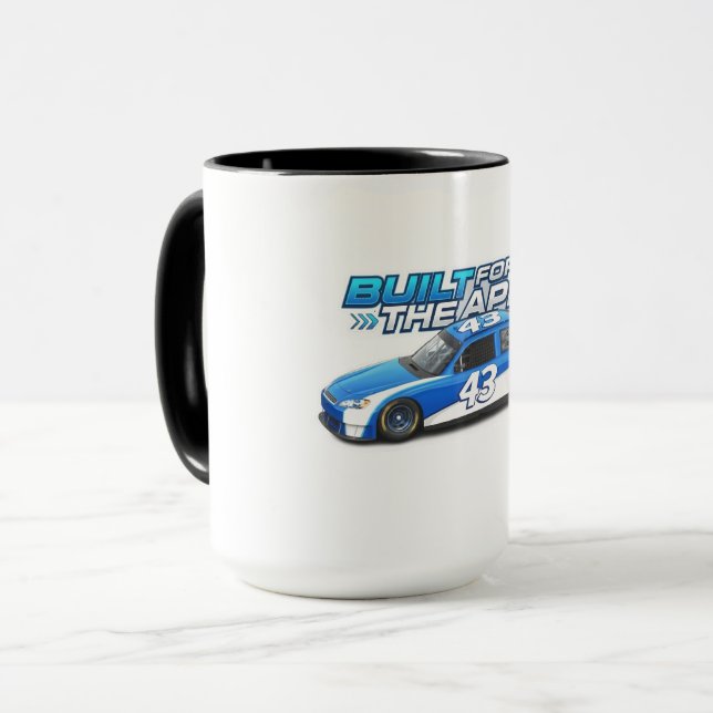 Mug Coupe Combo pour les Fans de Course | Conçu pour l (Devant gauche)