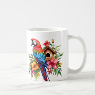Mug Coupe d'art de perroquet exotique