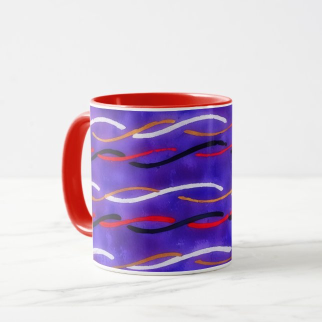 Mug Coupe d'art Motif de style vintage (Devant gauche)