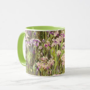 Mug Coupe d'art violet Flower Garden