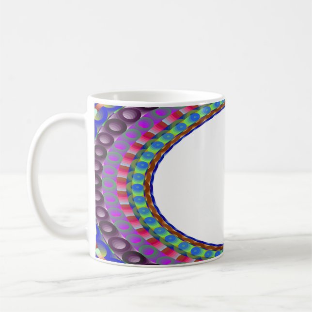Mug Coupe de café A5 du centre blanc personnalisé (Gauche)