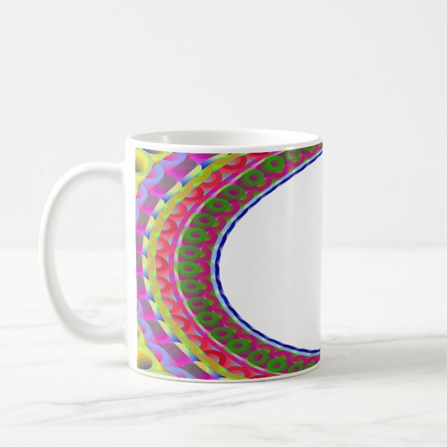 Mug Coupe de café A9 du centre blanc personnalisé (Gauche)