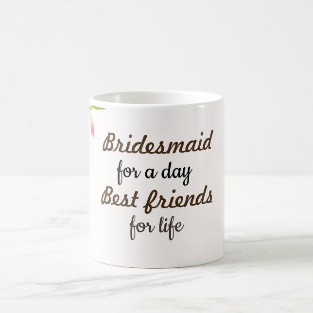 Mug Coupe de café Bridesmaid (Centre)