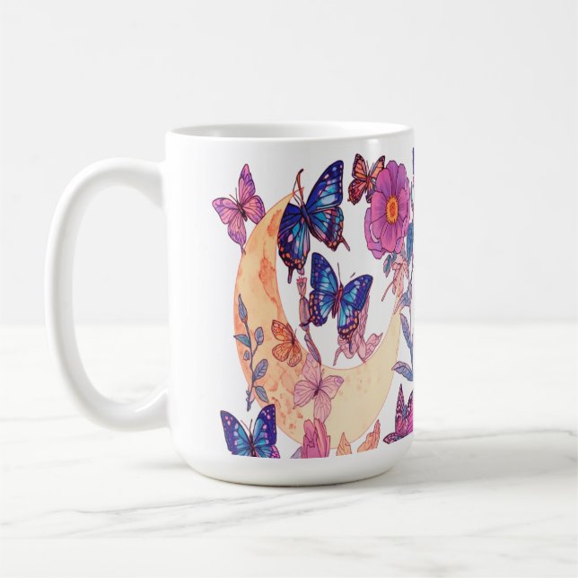 Mug Coupe de café céleste moon Lover (Gauche)