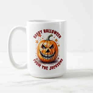 Mug Coupe de café Citrouille Halloween sur mesure