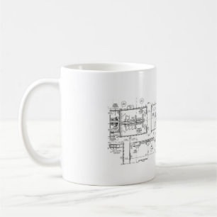Mug Coupe de café d'architecture