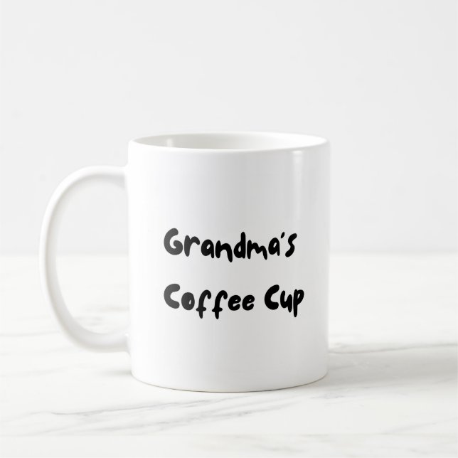 Mug Coupe de café de grand-mère (Gauche)