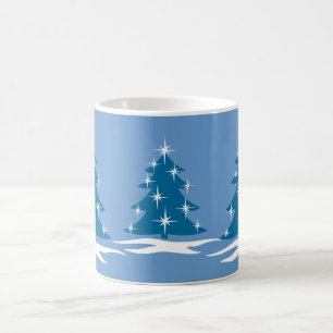 Mug Coupe de café de vacances Festive Coupe de Noël bl