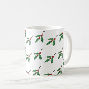 Mug Coupe de café Noël Holly Holiday