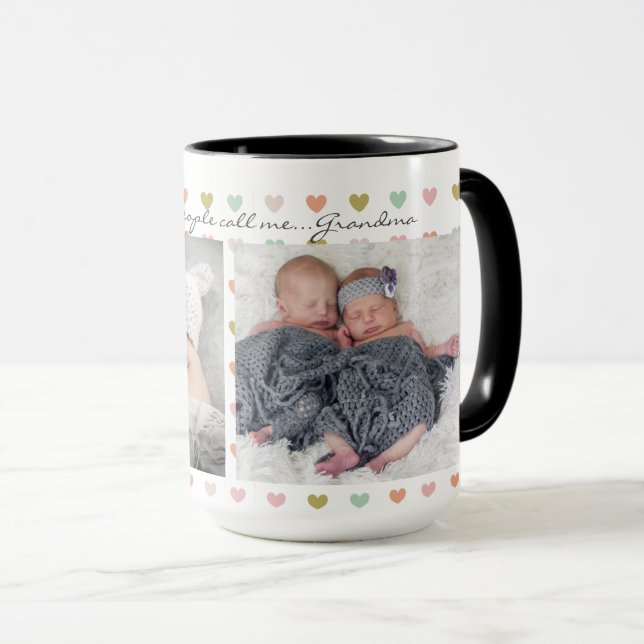 Mug Coupe de café personnalisée pour grands-parents (Devant droit)
