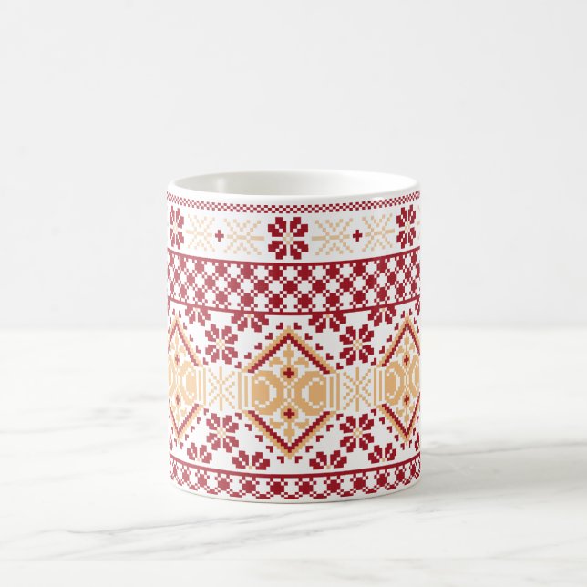 Mug Coupe de café photo personnalisée (Centre)