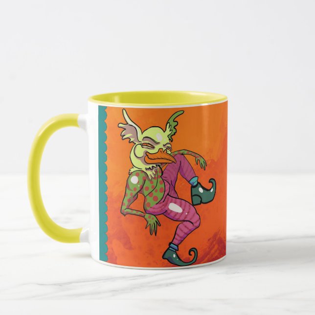 Mug Coupe de canard des yeux de chambre (Gauche)