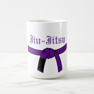 Mug Coupe de ceinture violette Jiu-Jitsu