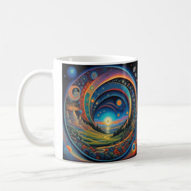 Mug Coupe de céramique nature tranquille (Gauche)