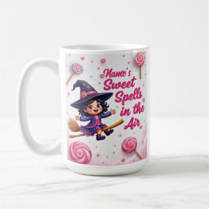 Mug Coupe de chocolat chaud avec sorcière et bonbon Sk
