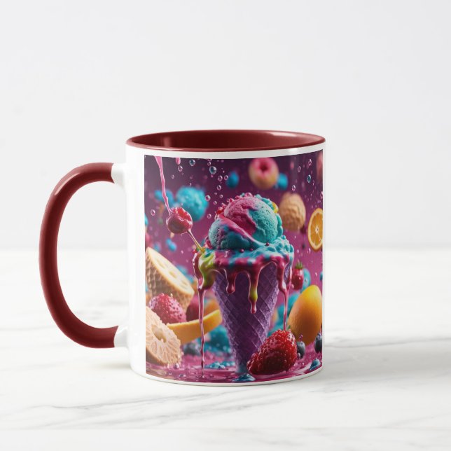 Mug Coupe de crème glacée - Coo classique Mug, 11 oz (Gauche)