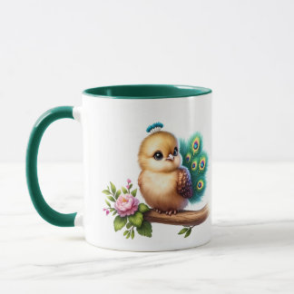 Mug Coupe de design Peacock Cute