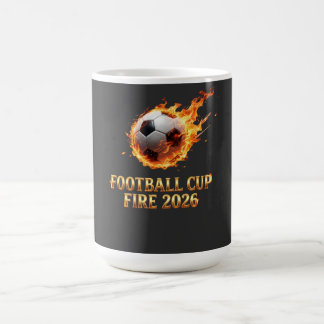 Mug Coupe de Football Feu Coupe du Monde 2026 Ballon d