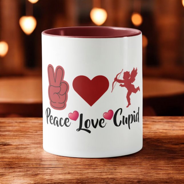 Mug Coupe de l'amour Cupidon - Ange adorable de la Sai (Créateur téléchargé)
