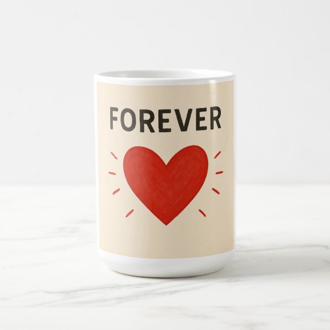 Mug Coupe de l'amour pour toujours (Centre)