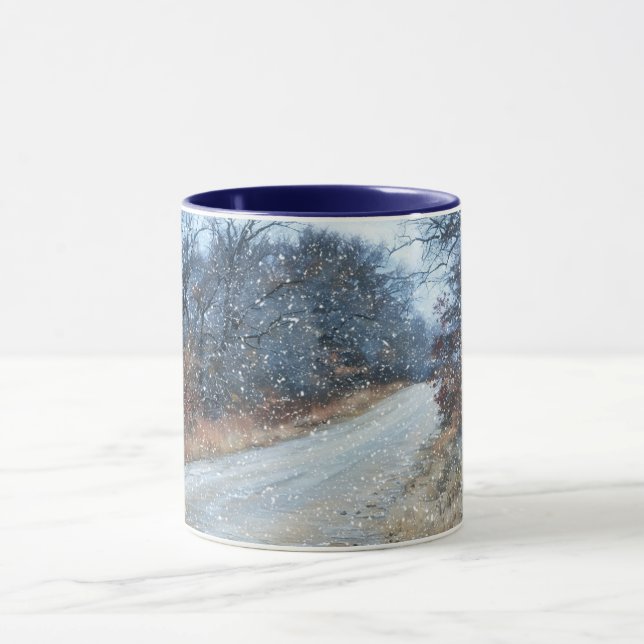 Mug Coupe de Musique de Fête de neige de la Journée d' (Centre)