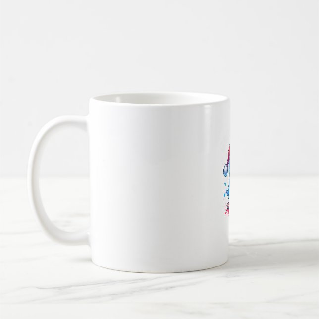 Mug Coupe de Noël, Coupe de Noël 2024 brodée (Gauche)